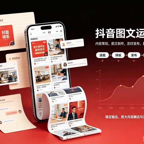 精河抖音图文代运营服务